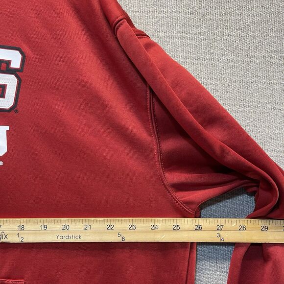 Indiana Hoosiers Hoodie Hooded Sweatshirt Pullover Men's XL Pro Edge - Picture 4 of 8